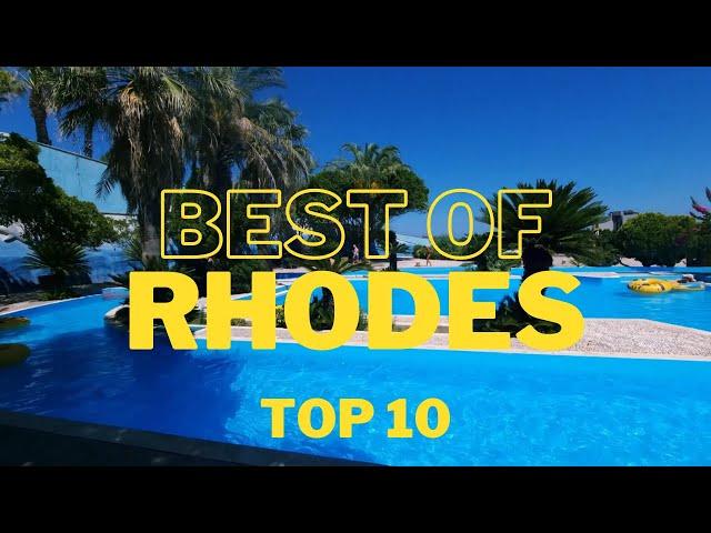 Top 10 Things To Do In Rhodes | Greece 2024 | Rhodos | Rodos |