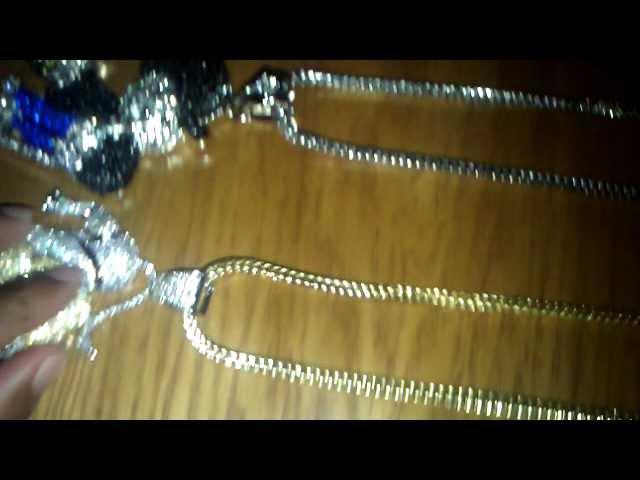 Hip Hop Bling Chains & bracelet Review