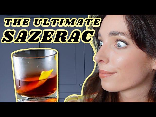 HOW TO MAKE THE BEST SAZERAC COCKTAIL | New Orleans Rye Whiskey Classic Cocktails | Ciara O Doherty