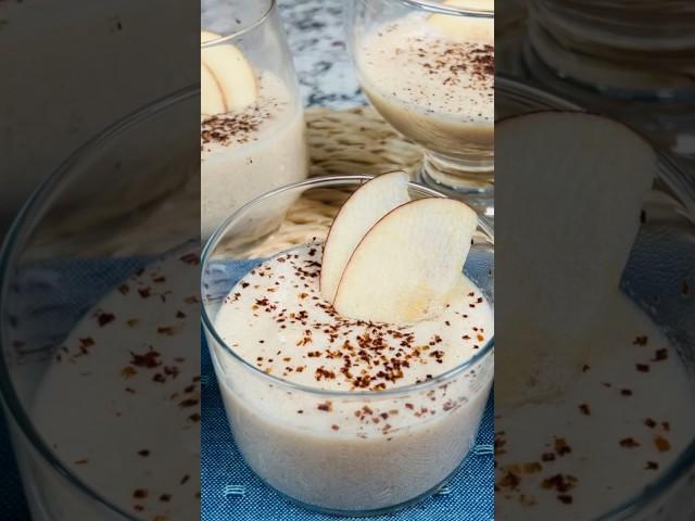 Desayuno, Cena o Postre con proteína. SIN HUEVO, NI AZUCAR. Natilla de QUINUA Y MANZANA  #shorts