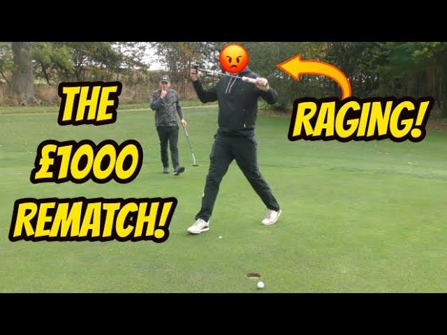 JAK IS FUMING! THE £1000 REMATCH PART 2 // JAK LEE GOLF VS @SEBWEB67