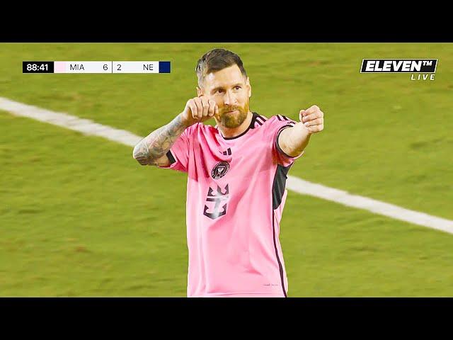 Lionel Messi 3 Goals Vs New England | INSANE HAT TRICK 6-2