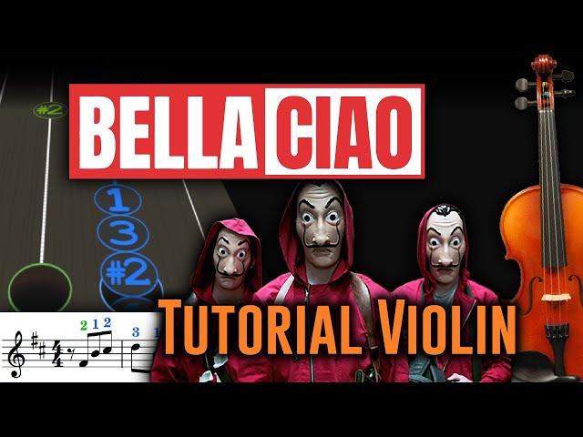 Bella Ciao - Tutorial - Violín Play Along 