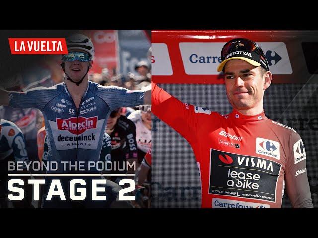 Groves wins Vuelta a España Stage 2, Van Aert takes leader's jersey | Beyond the Podium | NBC Sports