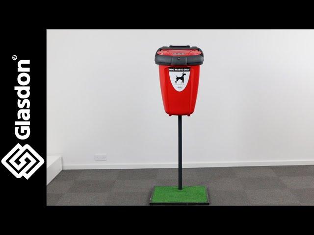 Glasdon UK | Demonstration | Retriever 50™ Dog Waste Bin