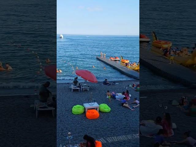 Купальный сезон в Алуште-2023! #крым #алушта #море #sea #пляж #лето #summer #черное море #крым2023