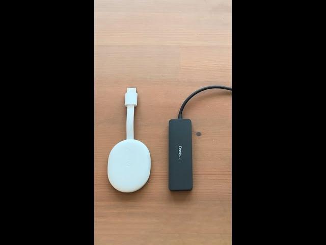 Google Chromecast with USB C Hub - Google TV #shorts