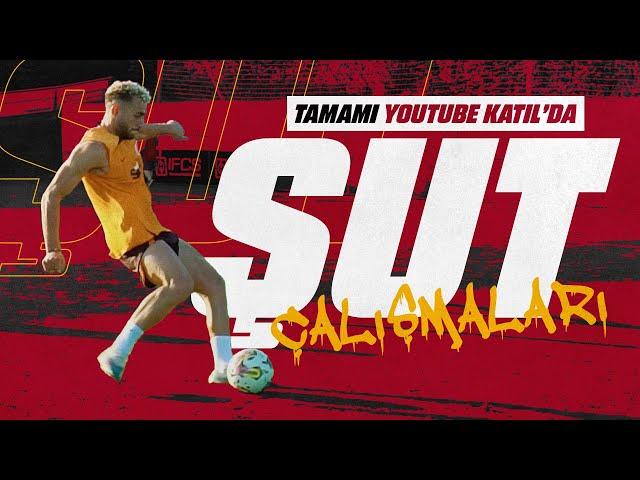  Futbolcularımızın eğlenceli şut çalışmasının tamamı Galatasaray YouTube Katıl'da! ️