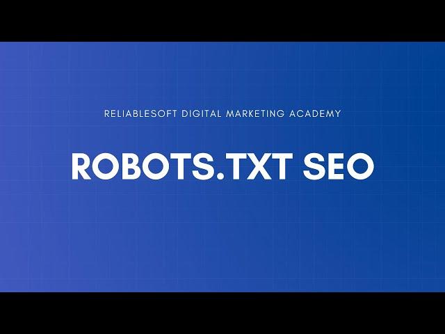 Robots.txt SEO Optimization