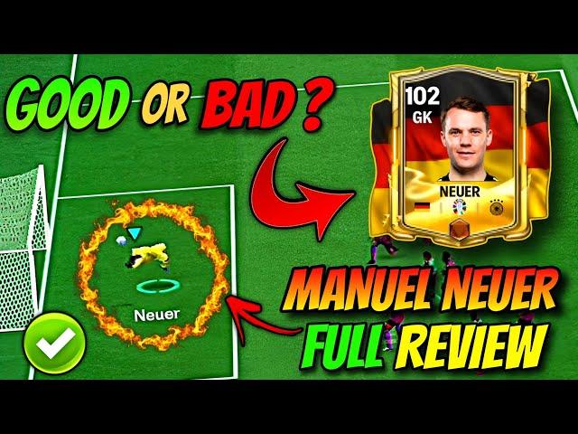 Neuer is A unbeatable GK IN FC MOBILE 24  // EURO2424 97 OVR Neuer Full Review  // #fcmobile #fifa