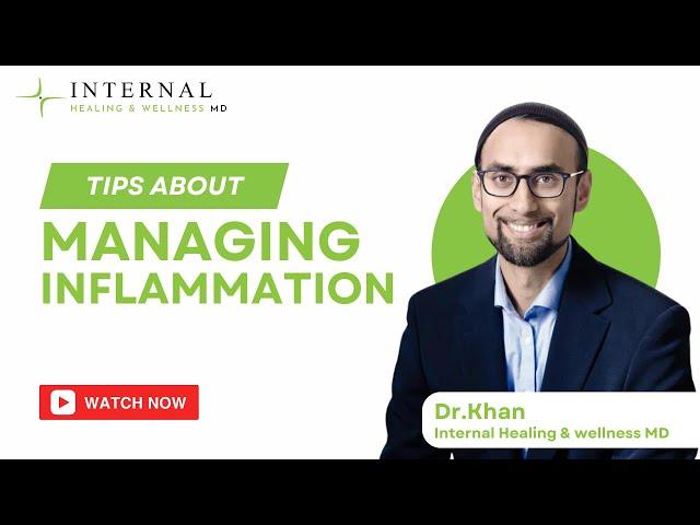 Reduce Inflammation in 1 Minute with Dr Khan! | Quick Tips for Wellness