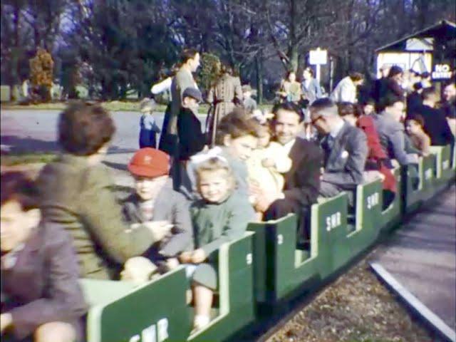 Poole Park 1950, the Miniature Steam Railway, Train, F989