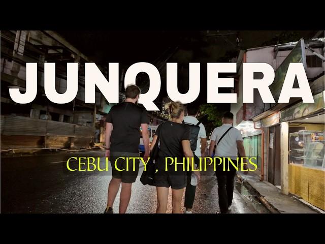 Walking along the popular street in Cebu City - Junquera Street | Cebu City Philippines