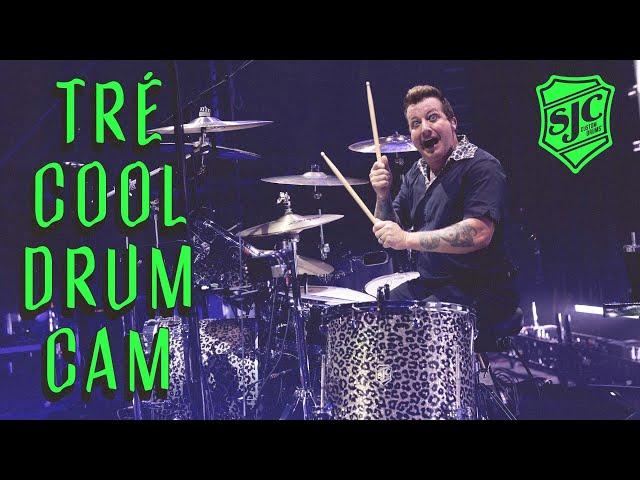 Tré Cool Green Day 'Jesus of Suburbia' Live Drum Cam SJC Drums