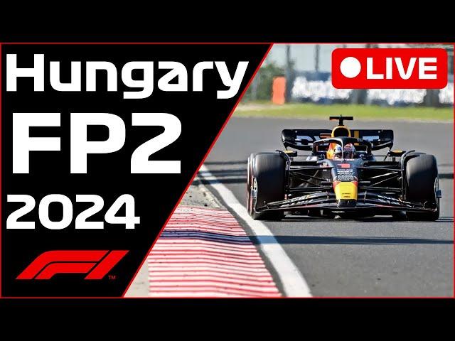 F1 LIVE - Hungary GP FP2 - Commentary + Live Timing