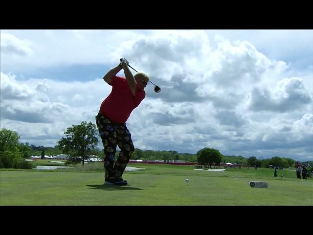 Long John Daly's Epic Golf Swing in Slow Motion