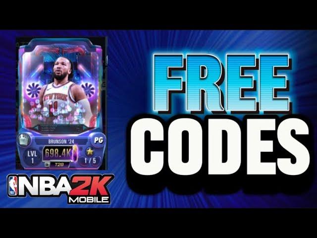 FREE LOCKER CODES NBA 2K MOBILE SEASON 6 