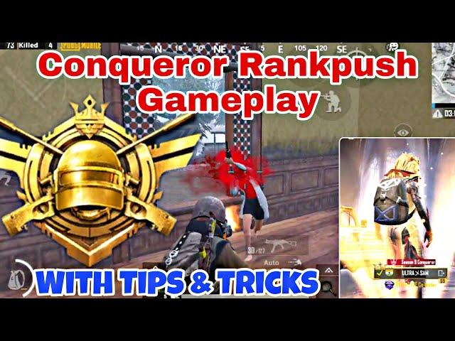 Conqueror Rankpush Gameplay Pubg Mobile Asia With Tips and Tricks | Ultra Sam