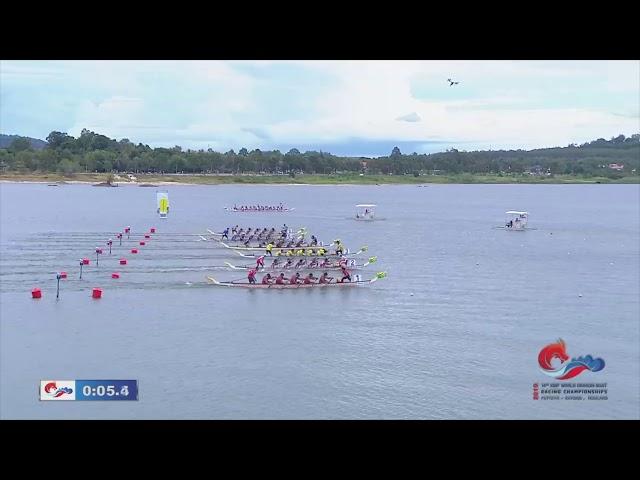 Internasional Dragon boat Thailand 2019 tim nasional dayung Indonesia mendapatkan posisi juara no 2