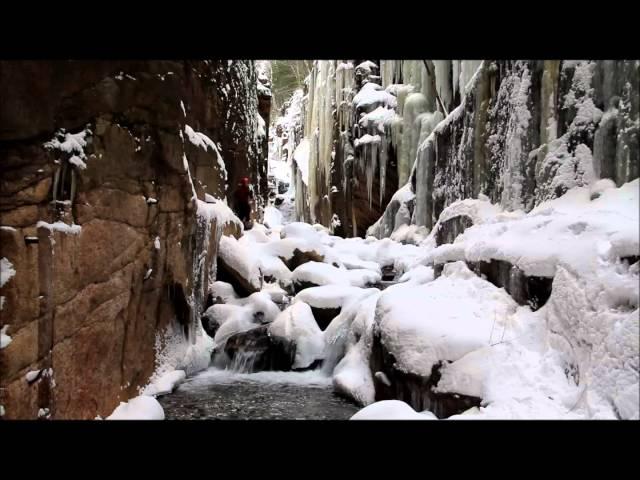 Flume Gorge in Winter