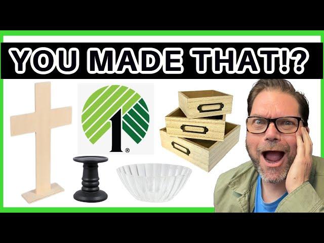 YOU MADE THAT WITH DOLLAR TREE ITEMS?? EASY DIY PROJECTS!!  ALL DOLLAR TREE!!