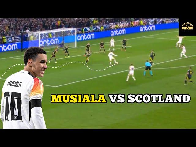 Jamal Musiala dribbling masterclass vs Scotland 14/06/24 | Decoding his brilliance clip by clip