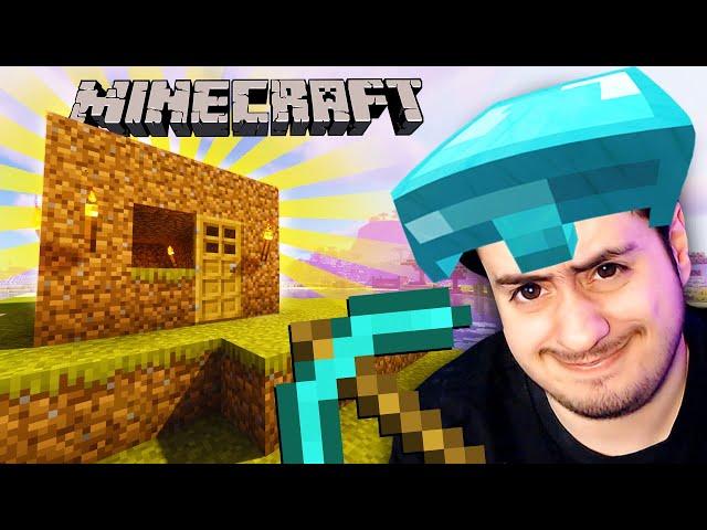  بعد از یکسال ماینکرافت !!! - اولین خونم رو ساختم  - Minecraft #1