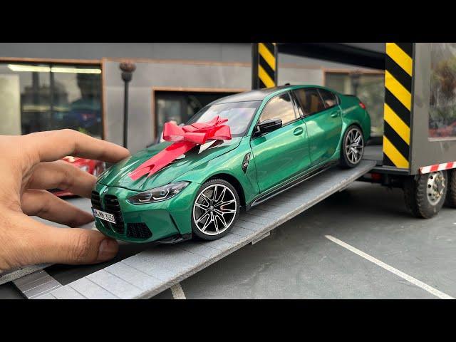 New BMW M3 Competition G80 Delivery 1/18 Scale | Minichamps | Diecast Model Car Unboxing