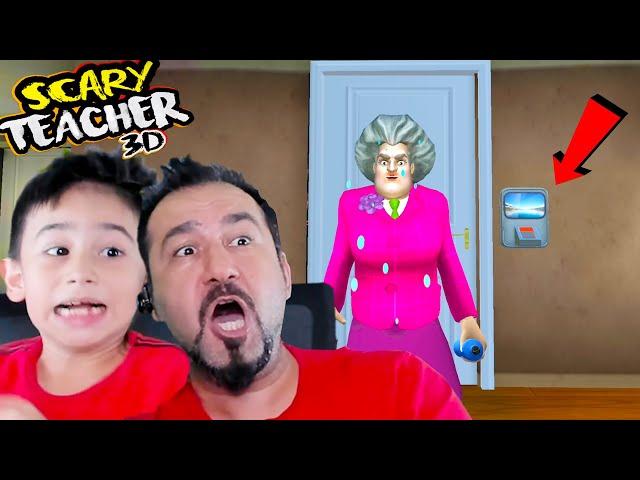 KIZGIN ÖĞRETMENİN GİZEMLİ ODASI! HEYKEL OLDU! | SCARY TEACHER 3D OYNUYORUZ!