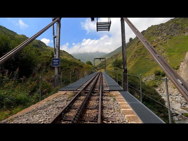 Driver’s Eye View - Furka Steam Railway (Dampfbahn Furka Bergstrecke) - Part 1