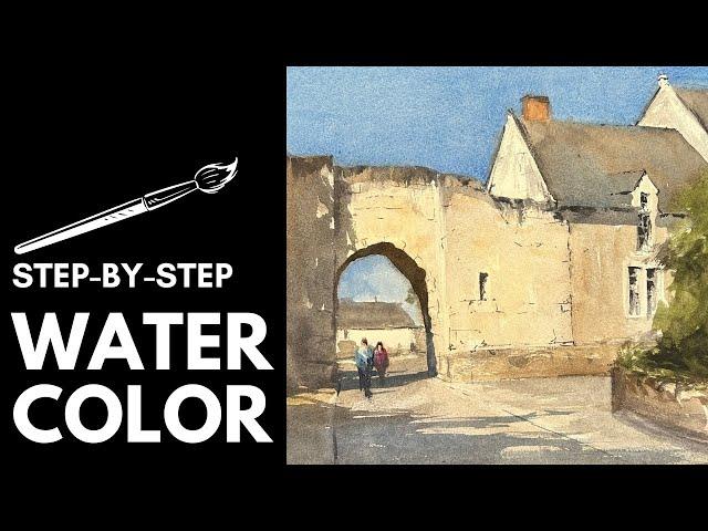 How to Create Texture in Watercolor [step by step]