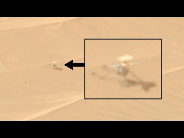 NASA's Perseverance rover spots Mars helicopter Ingenuity after its final flight