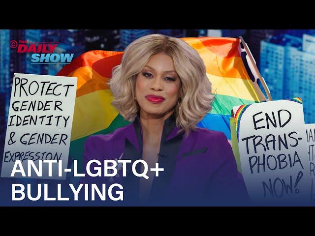 Laverne Cox Unpacks Anti-LGBTQ+ Legislation, Bullying & Transness for Spirit Day | The Daily Show