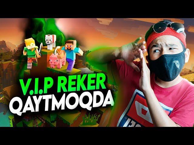 MINECRAFT ● V.I.P REKER QAYTMOQDA ● O'ZBEKCHA O'YINLAR