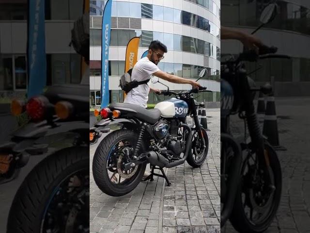 Royal Enfield Hunter 350 Exhaust Sound | BikeWale #shorts #shortsvideo #shortvideo