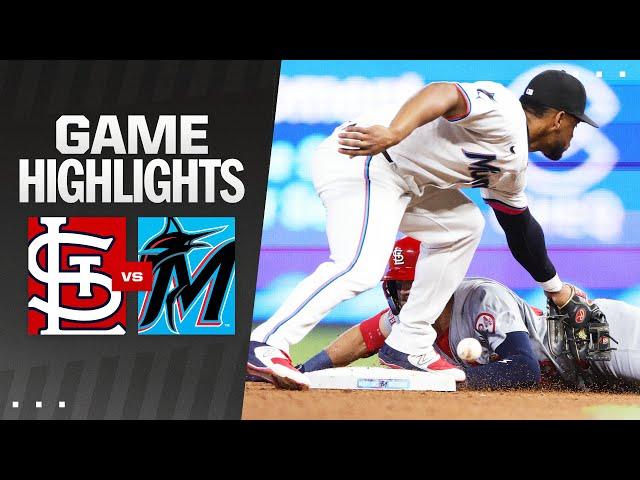 Cardinals vs. Marlins Game Highlights (6/18/24) | MLB Highlights