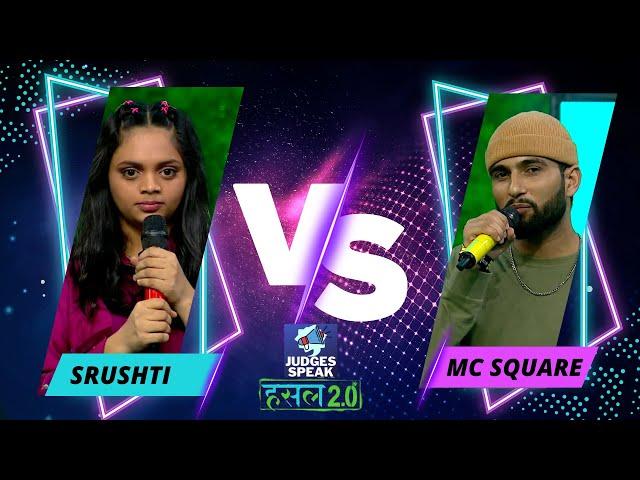 Srushti Tawade Vs MC Square - Biggest Rap Battle | Judges Speak | MTV Hustle 2.0