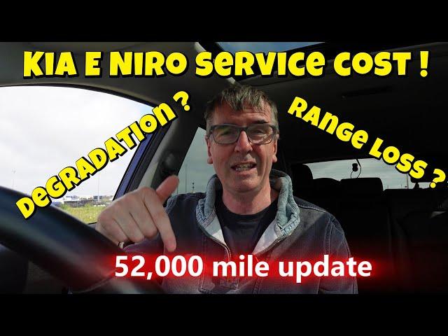 Kia e Niro 4 year 52,000 mile review | Kia e Niro Service Cost, Range Loss and Degradation?