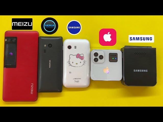 Meizu Pro 7 Calling OLD Nokia, Samsung Y Young, iPhone i19 Pro, Samsung Flilo 4 / Ringing call