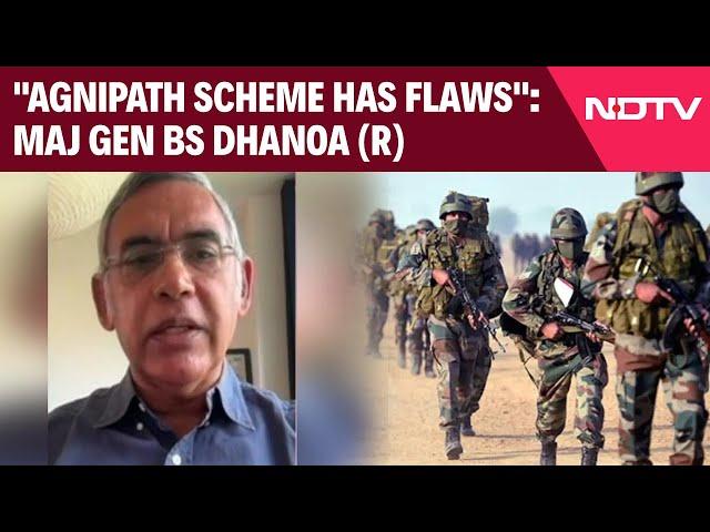 Agniveer News | "Agnipath Scheme Has Flaws, Needs To Relooked": Major General (Retired) BS Dhanoa