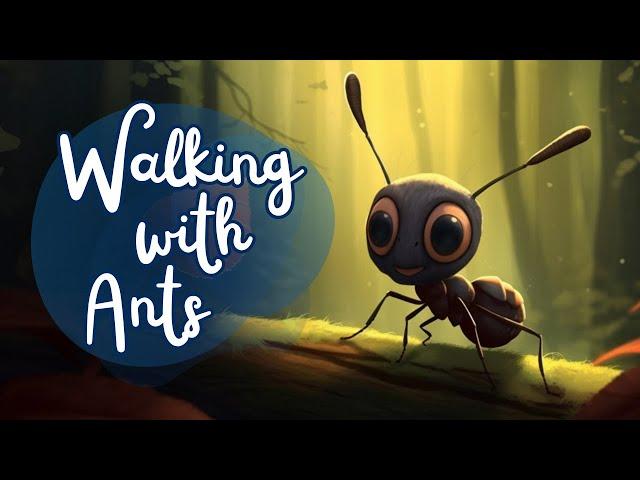  Walking with Ants  Cute Sleepy Story | Storytelling and Rain 