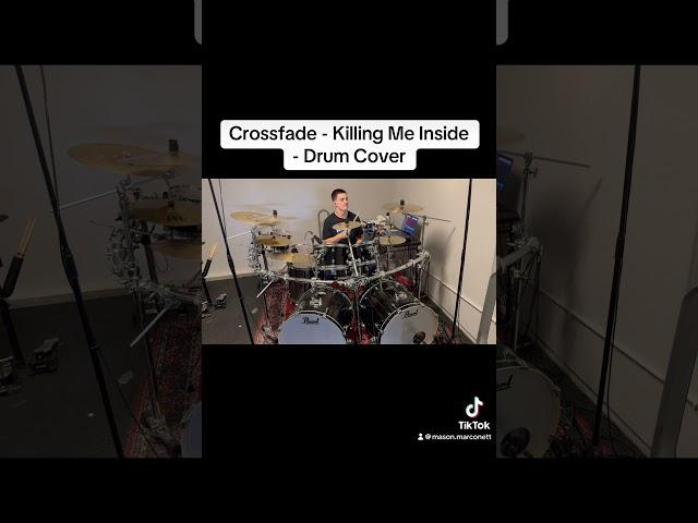 Send this to #crossfade! Killing me Inside drum cover. I’m trying to be their new drummer.