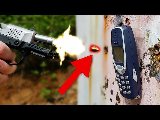 Indestructible Nokia 3310 vs Bullet - Secretly Bulletproof?! WTF?