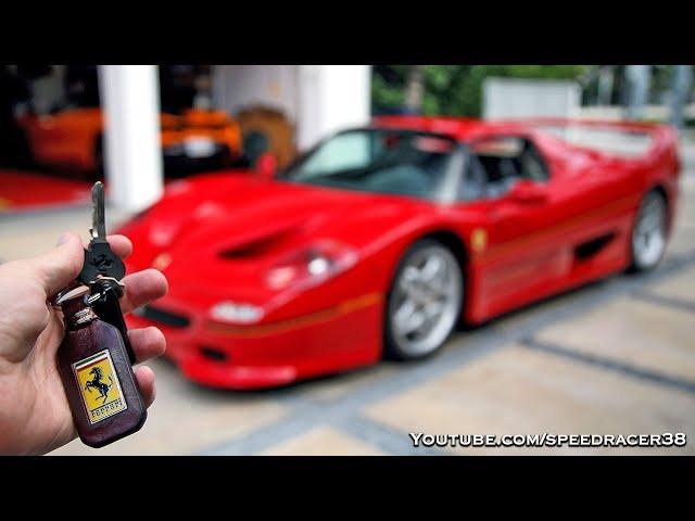 Driving a Ferrari F50!!