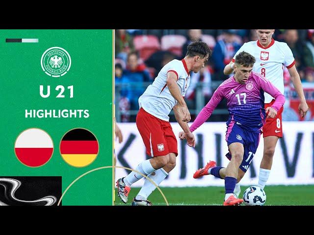 Germany finishes the qualifiers unbeaten | Poland vs. Germany 3-3 | Highlights | U-21 EURO Qualifier