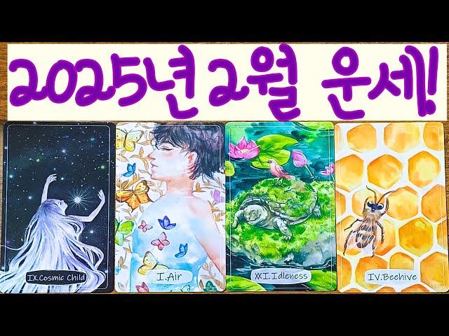 [타로]2025년 2월 운세!꼭 봐주세요!️