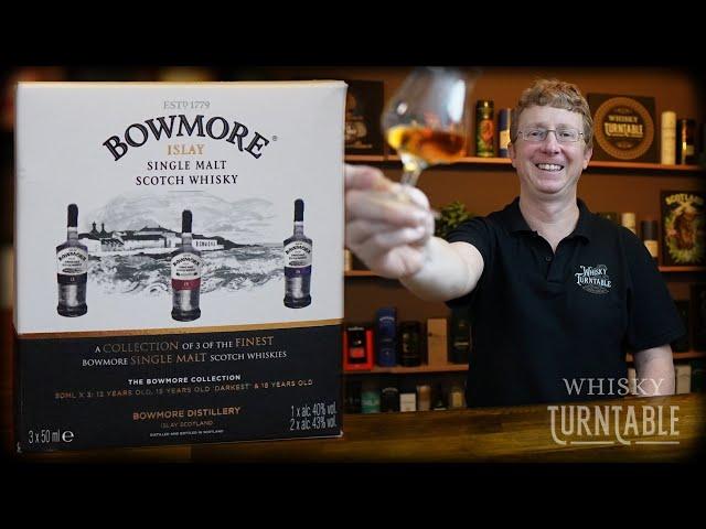 Bowmore Tasting Whisky Sample Set - 12 Jahre, 15 Jahre & 18 Jahre