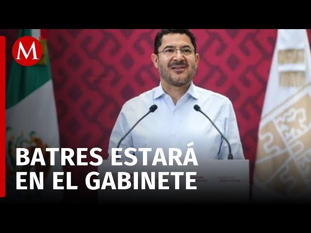 Martí Batres se sumará al gabinete de Claudia Sheinbaum