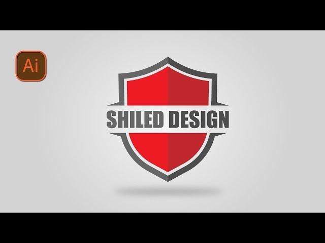 How to a Make Shiled design in illustrator | RASHEED RGD