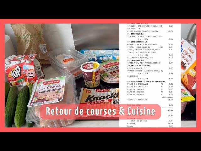  Retour de Courses & Préparation de plats 